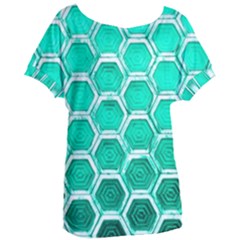 Hexagon Windows Women s Oversized Tee by essentialimage365