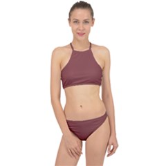 Brandy Brown Racer Front Bikini Set by FabChoice