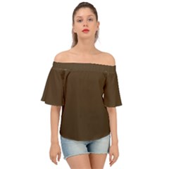 Cafe Noir Off Shoulder Short Sleeve Top by FabChoice