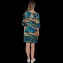 Oceanic Mircoscope  Velour Kimono Dress View4