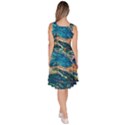 Oceanic Mircoscope  Knee Length Skater Dress With Pockets View4