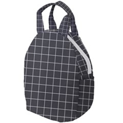 Gray Plaid Travel Backpacks by goljakoff