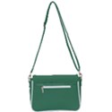 Amazon Green Shoulder Bag with Back Zipper View3