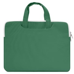 Amazon Green Macbook Pro Double Pocket Laptop Bag (large)