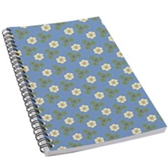 Flowers Leaves  Floristic Pattern 5 5  X 8 5  Notebook by SychEva