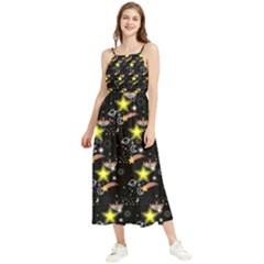 Sparkle Stars Boho Sleeveless Summer Dress