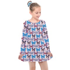 Show Time Kids  Long Sleeve Dress by Sparkle