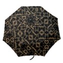 Modern Intricate Print Pattern Folding Umbrellas View1