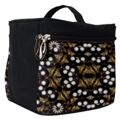 Modern Geometric Ornate Pattern Make Up Travel Bag (small) by dflcprintsclothing