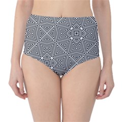 Pattern Formes Geometriques Classic High-waist Bikini Bottoms