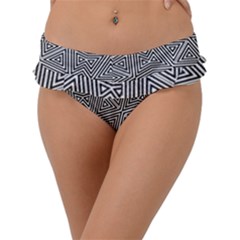 Pattern Formes Geometriques Frill Bikini Bottom