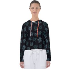 Blue Turtles On Black Women s Slouchy Sweat by contemporary