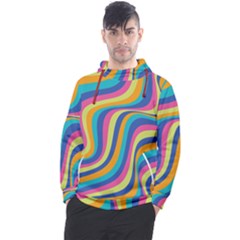 Psychedelic Groocy Pattern Men s Pullover Hoodie by designsbymallika