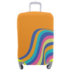 Psychedelic-groovy-pattern Luggage Cover (medium) by designsbymallika