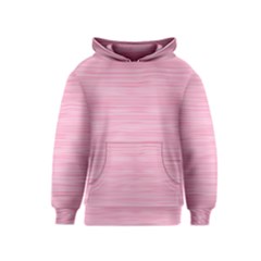 Pink Knitted Pattern Kids  Pullover Hoodie by goljakoff