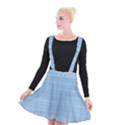 Blue knitted pattern Suspender Skater Skirt View1