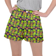 Smiley Background Smiley Grunge Ripstop Shorts by Dutashop