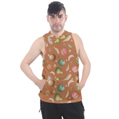 Watercolor Fruit Men s Sleeveless Hoodie by SychEva