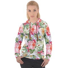 Garden Flowers Women s Overhead Hoodie by goljakoff