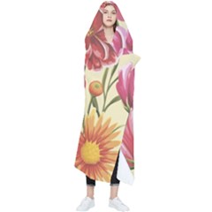 Flowers Wearable Blanket by goljakoff