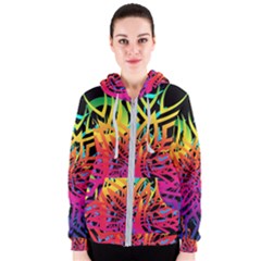 Abstract Jungle Women s Zipper Hoodie by icarusismartdesigns