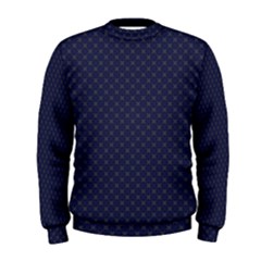 Motif Abstrait Bleu Fonce Men s Sweatshirt by kcreatif