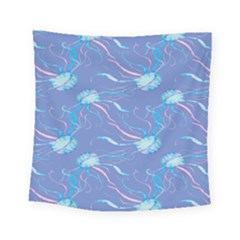 Jelly Fish Square Tapestry (small) by Sparkle