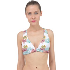 Floral Nature Classic Banded Bikini Top