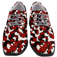 Camouflage Rouge Women Heeled Oxford Shoes