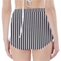 Bande noir/blanc  High-Waisted Bikini Bottoms View2