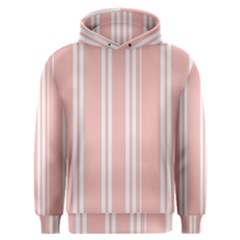 Bandes Blanc/rose Clair Men s Overhead Hoodie by kcreatif