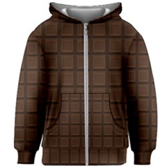 Chocolate Kids  Zipper Hoodie Without Drawstring by goljakoff