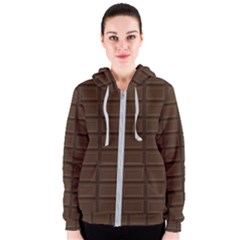 Milk Chocolate Women s Zipper Hoodie by goljakoff