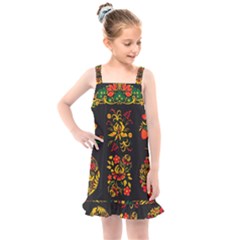 Hohloma Ornament Kids  Overall Dress by goljakoff