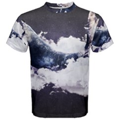 Blue Whale Dream Men s Cotton Tee by goljakoff