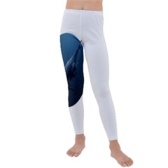 Blue Whales Kids  Lightweight Velour Leggings by goljakoff