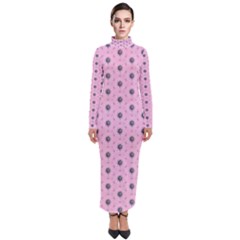 Sweet Sweets Turtleneck Maxi Dress by SychEva