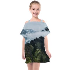 Green Mountain Kids  One Piece Chiffon Dress by goljakoff