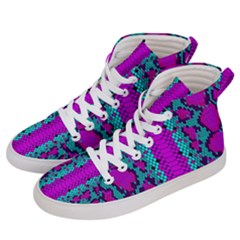 Snake Print Cbdoilprincess 4be14ba2-4032-43e6-a099-7f7e7f0d7362 Women s Hi-top Skate Sneakers