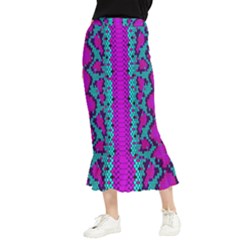 Snake Print Cbdoilprincess 4be14ba2-4032-43e6-a099-7f7e7f0d7362 Maxi Fishtail Chiffon Skirt