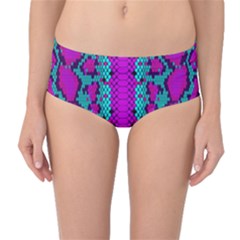 Snake Print Cbdoilprincess 4be14ba2-4032-43e6-a099-7f7e7f0d7362 Mid-waist Bikini Bottoms