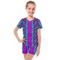 Snake Print CBDOilPrincess 4be14ba2-4032-43e6-a099-7f7e7f0d7362 Kids  Mesh Tee and Shorts Set View1