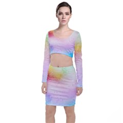 Rainbow Paint Top And Skirt Sets by goljakoff