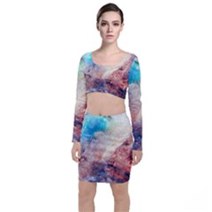 Abstract Galaxy Paint Top And Skirt Sets by goljakoff