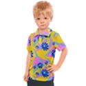 Folk floral pattern. Abstract flowers print. seamless pattern Kids  Polo Tee View1