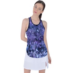 Carbonated Lilacs Racer Back Mesh Tank Top by MRNStudios