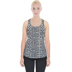 White Elipse Piece Up Tank Top by JustToWear