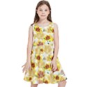 Lonely flower populated Kids  Skater Dress View1