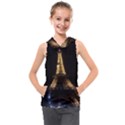 Tour Eiffel Paris Nuit Kids  Sleeveless Hoodie View1