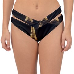 Tour Eiffel Paris Nuit Double Strap Halter Bikini Bottom